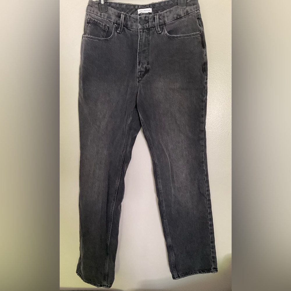 Good American Gray Slim Jeans Modern Fit